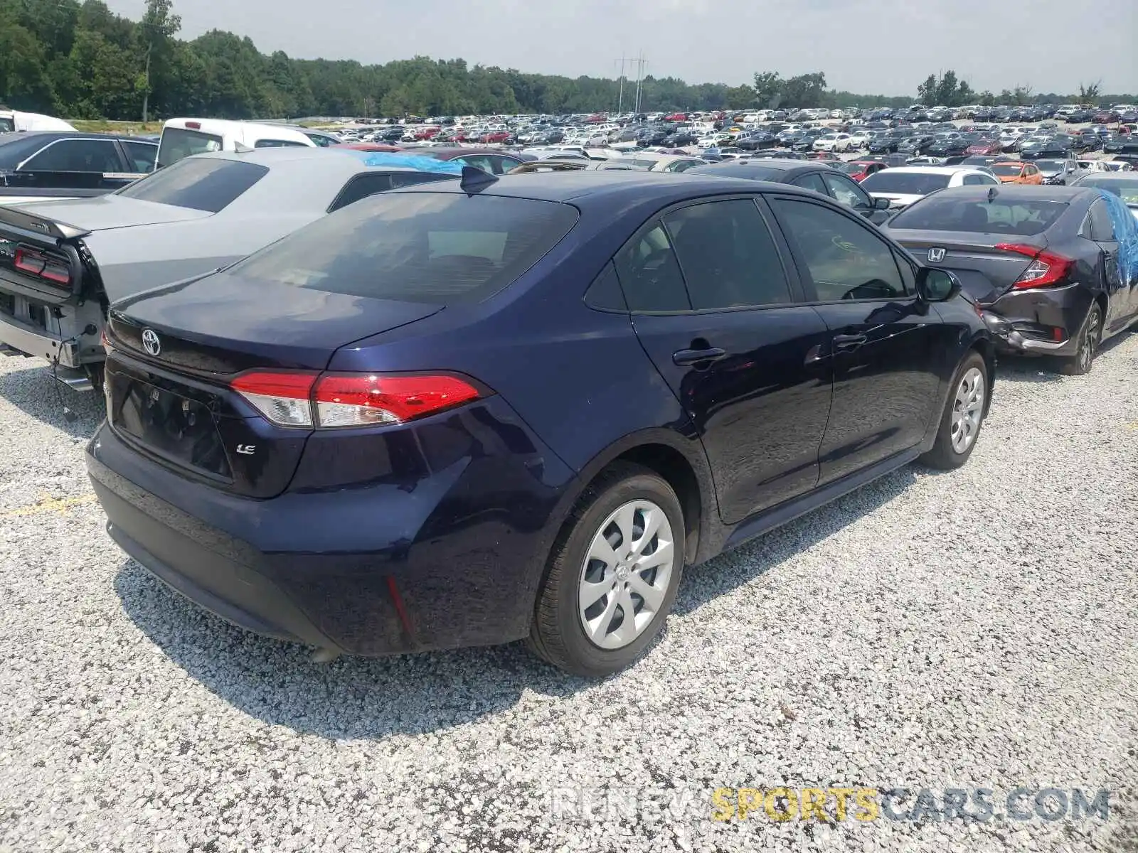 4 Photograph of a damaged car JTDEPRAE3LJ112466 TOYOTA COROLLA 2020