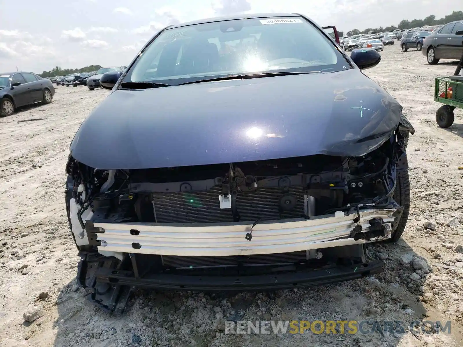 9 Photograph of a damaged car JTDEPRAE3LJ112466 TOYOTA COROLLA 2020