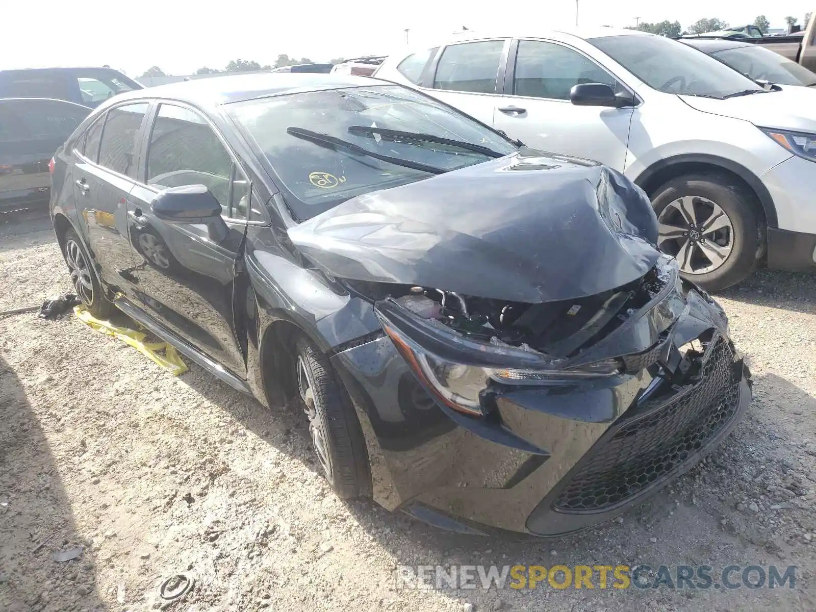 1 Photograph of a damaged car JTDEPRAE3LJ112550 TOYOTA COROLLA 2020