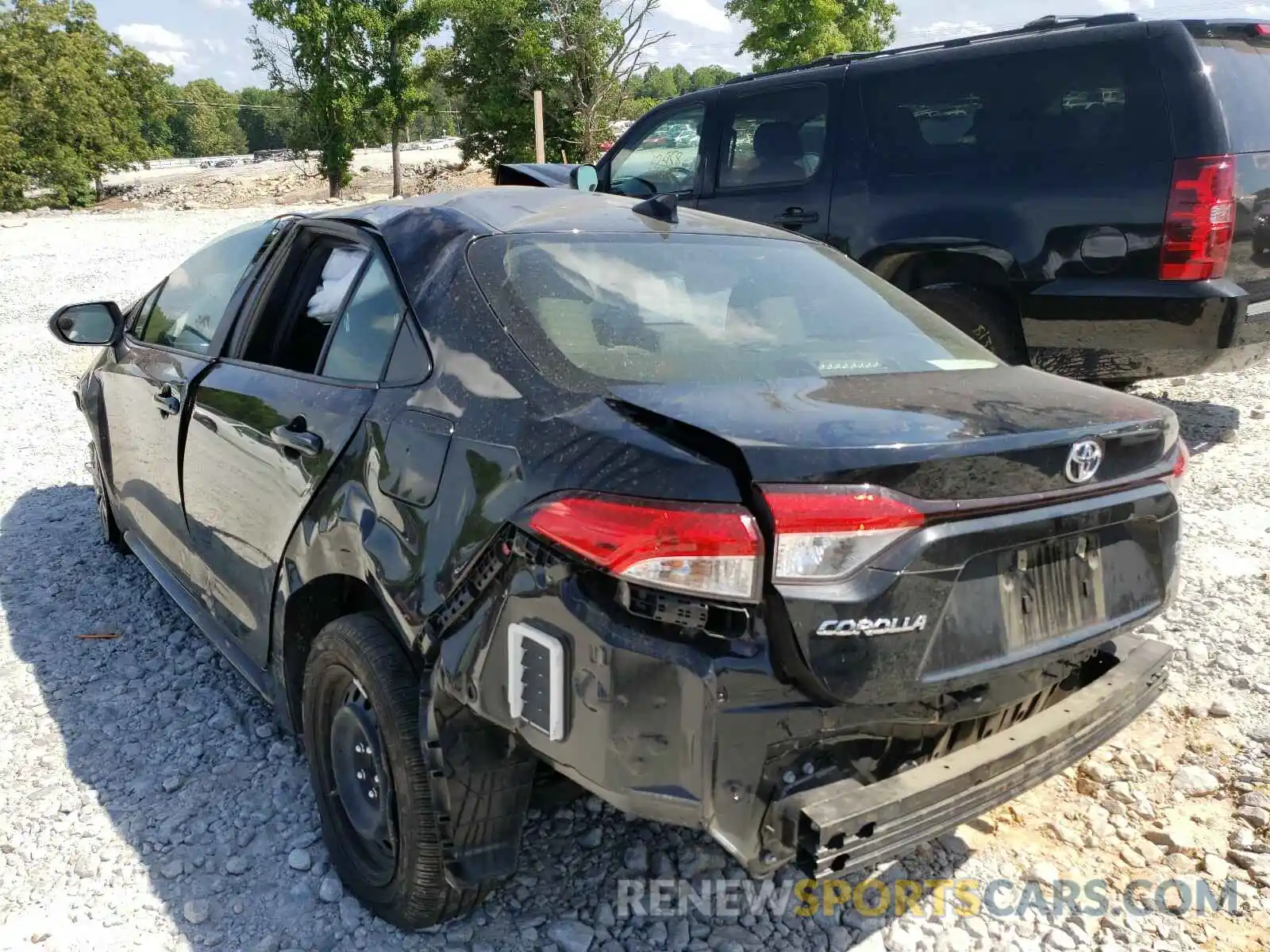 3 Photograph of a damaged car JTDEPRAE3LJ112970 TOYOTA COROLLA 2020