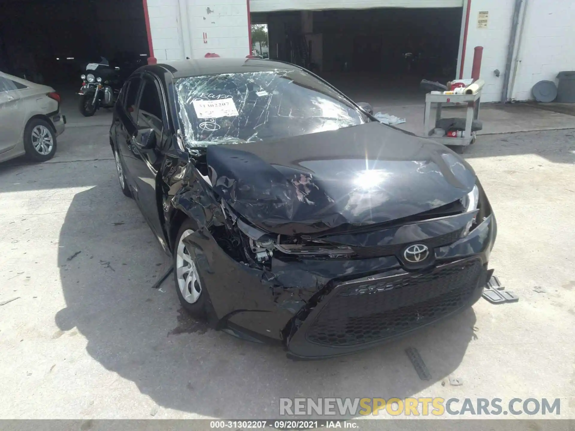 6 Photograph of a damaged car JTDEPRAE3LJ113391 TOYOTA COROLLA 2020