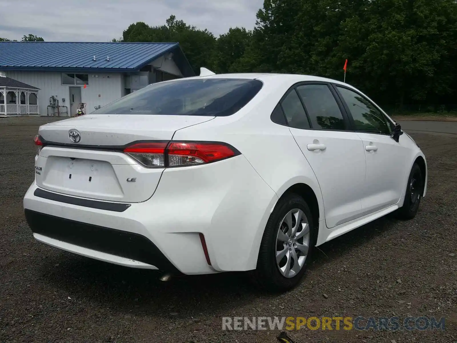 4 Photograph of a damaged car JTDEPRAE3LJ113813 TOYOTA COROLLA 2020