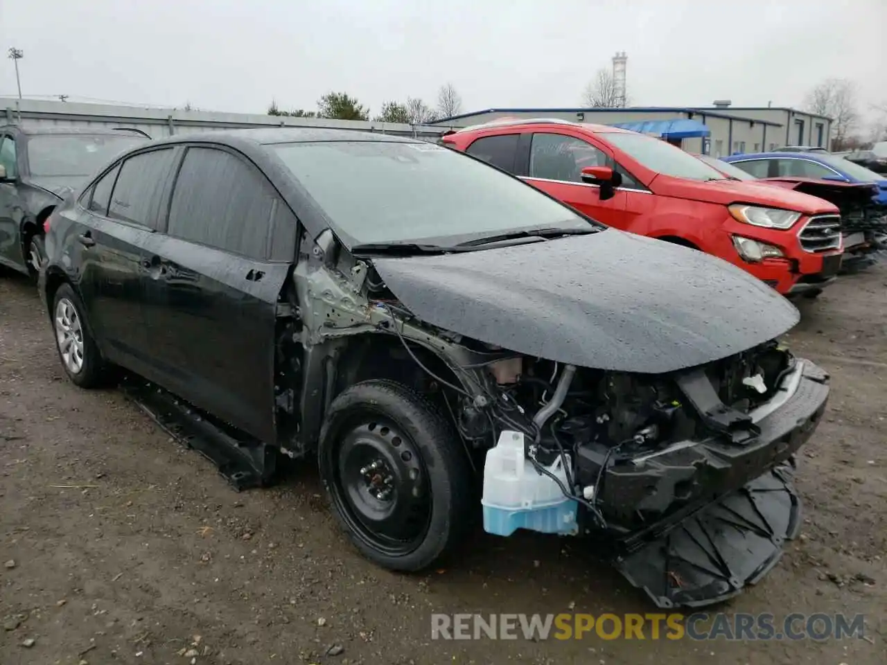 1 Photograph of a damaged car JTDEPRAE3LJ114041 TOYOTA COROLLA 2020