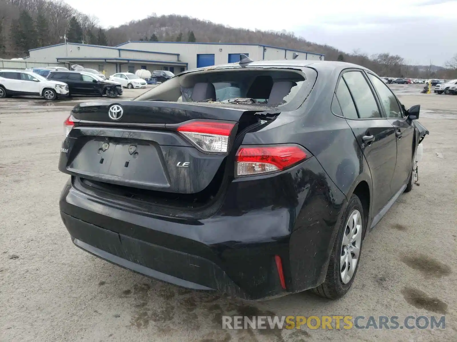 4 Photograph of a damaged car JTDEPRAE3LJ114055 TOYOTA COROLLA 2020