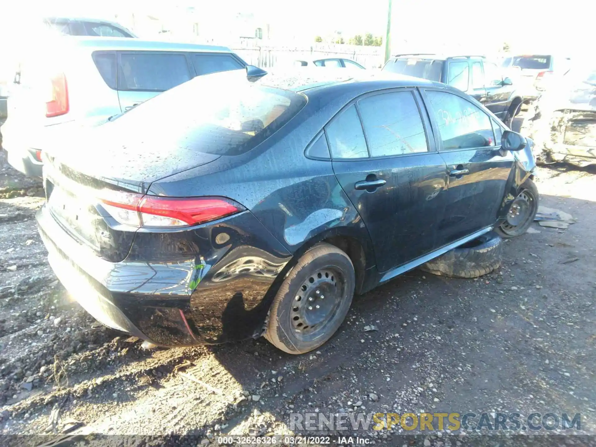 4 Photograph of a damaged car JTDEPRAE3LJ114167 TOYOTA COROLLA 2020