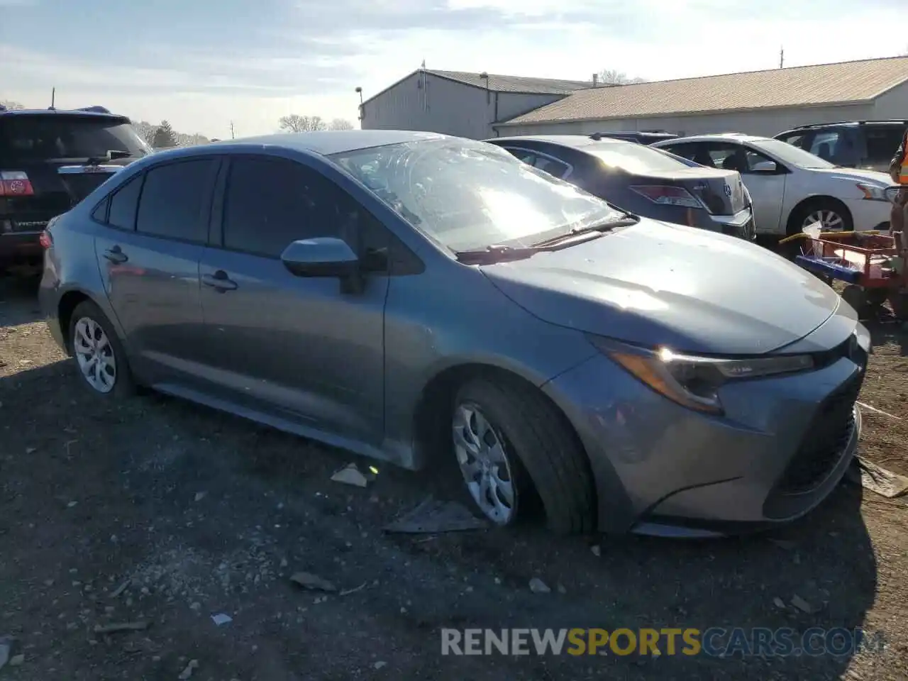 4 Photograph of a damaged car JTDEPRAE3LJ114749 TOYOTA COROLLA 2020