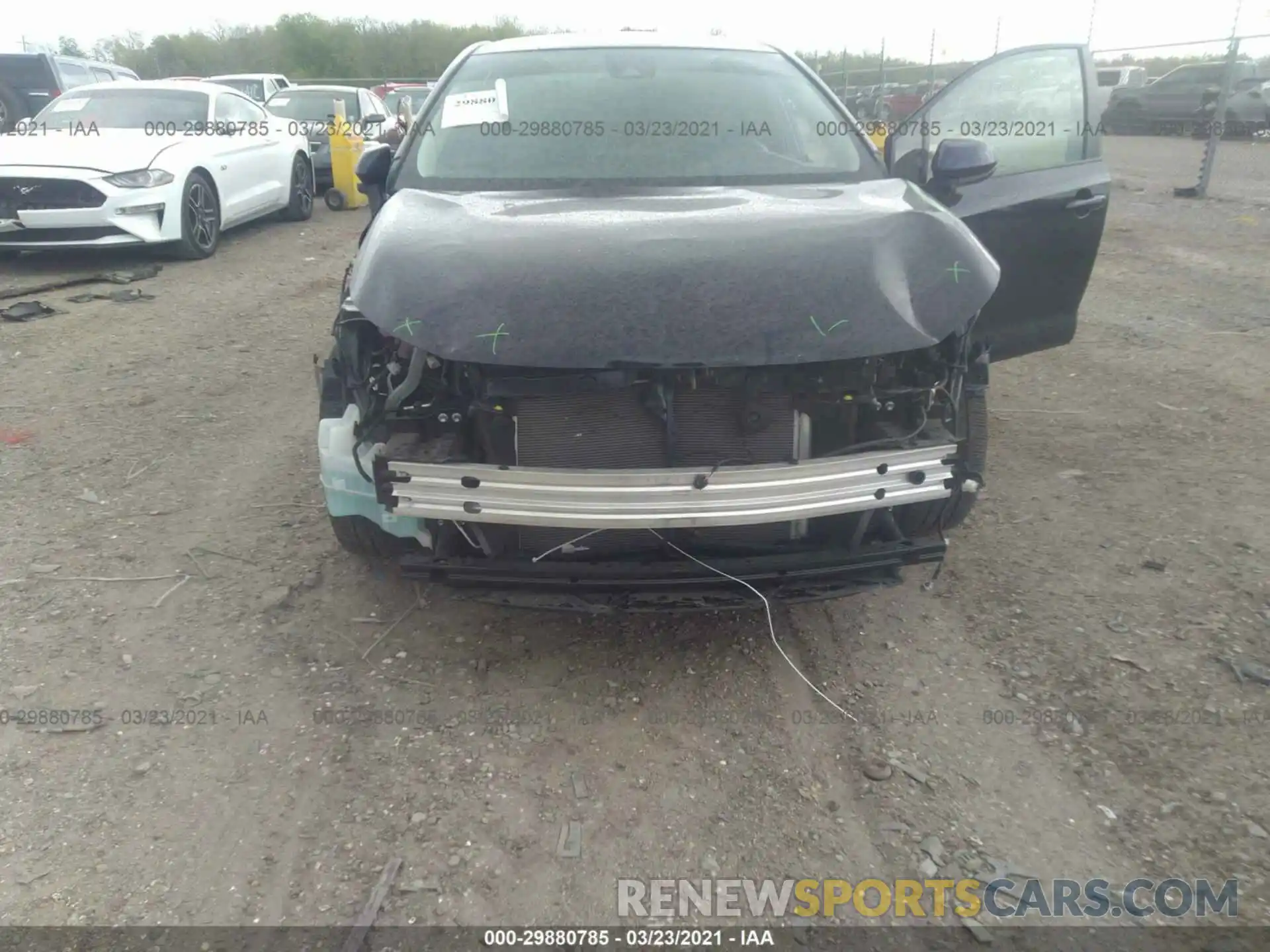 6 Photograph of a damaged car JTDEPRAE3LJ114914 TOYOTA COROLLA 2020