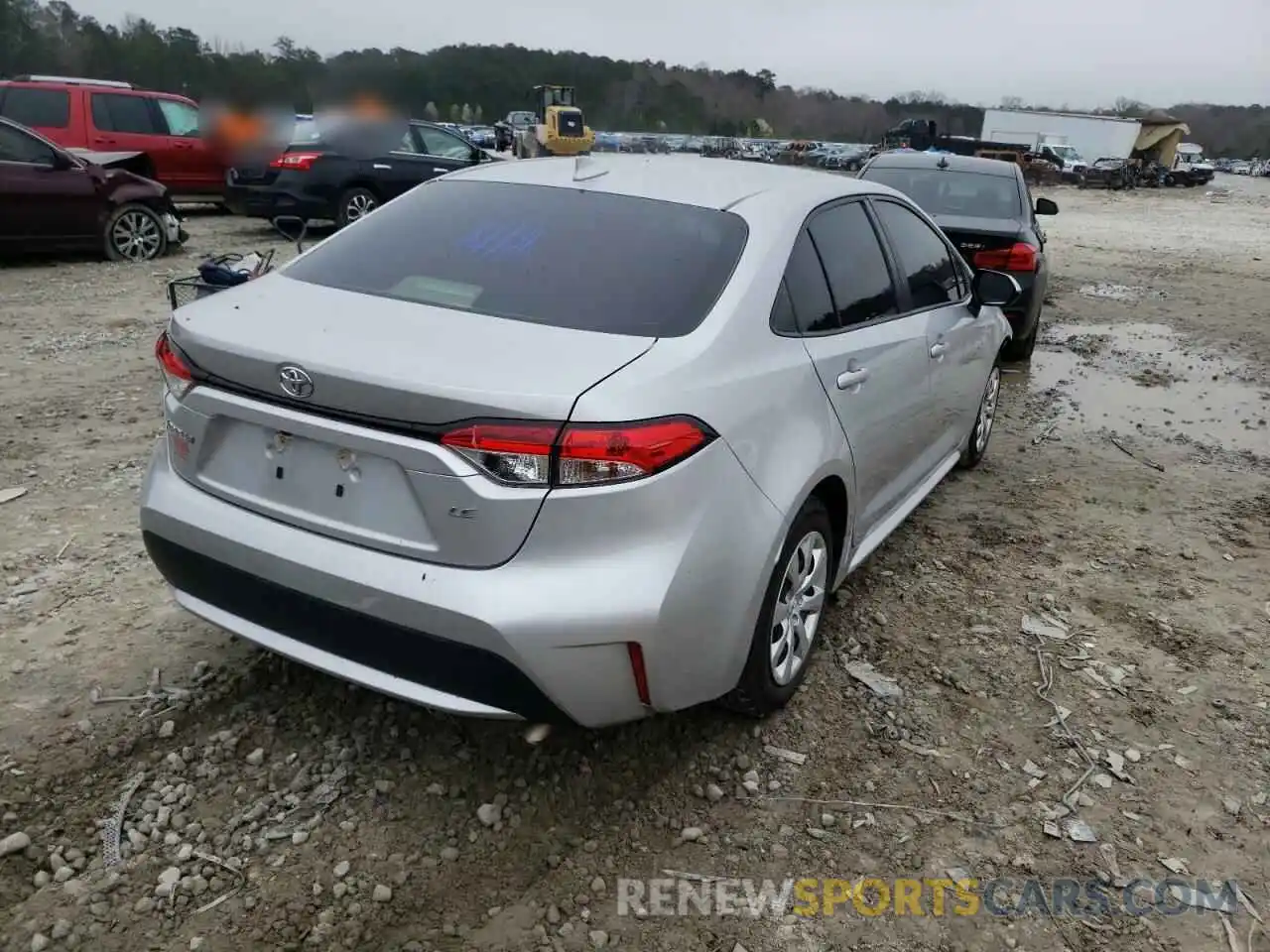 4 Photograph of a damaged car JTDEPRAE3LJ114931 TOYOTA COROLLA 2020