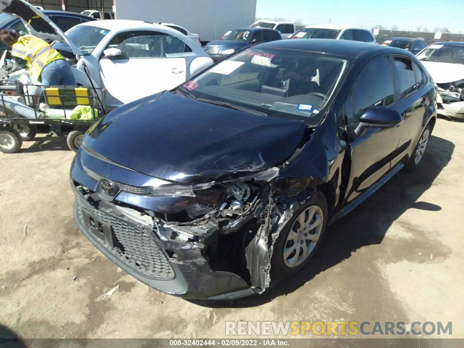 6 Photograph of a damaged car JTDEPRAE3LJ115450 TOYOTA COROLLA 2020