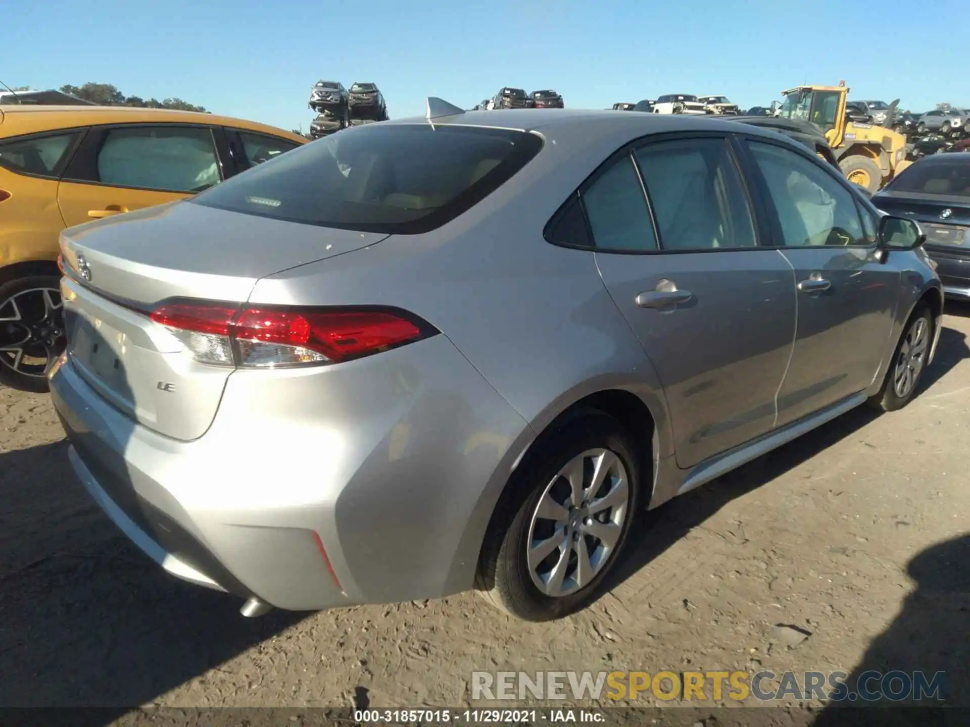 4 Photograph of a damaged car JTDEPRAE3LJ116534 TOYOTA COROLLA 2020