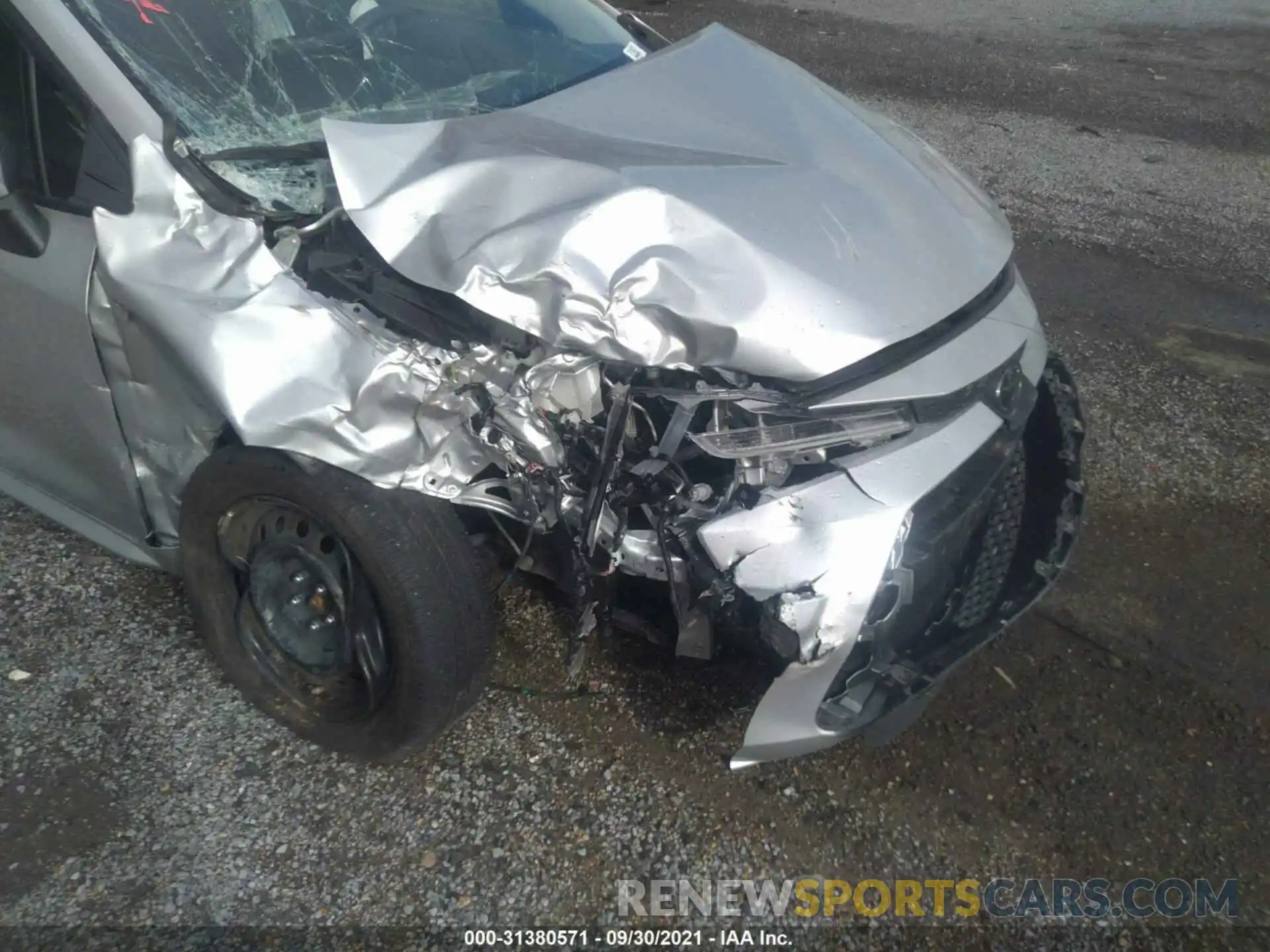 6 Photograph of a damaged car JTDEPRAE3LJ116873 TOYOTA COROLLA 2020