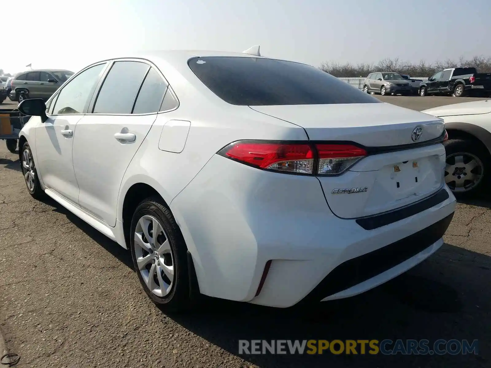 3 Photograph of a damaged car JTDEPRAE4LJ000632 TOYOTA COROLLA 2020