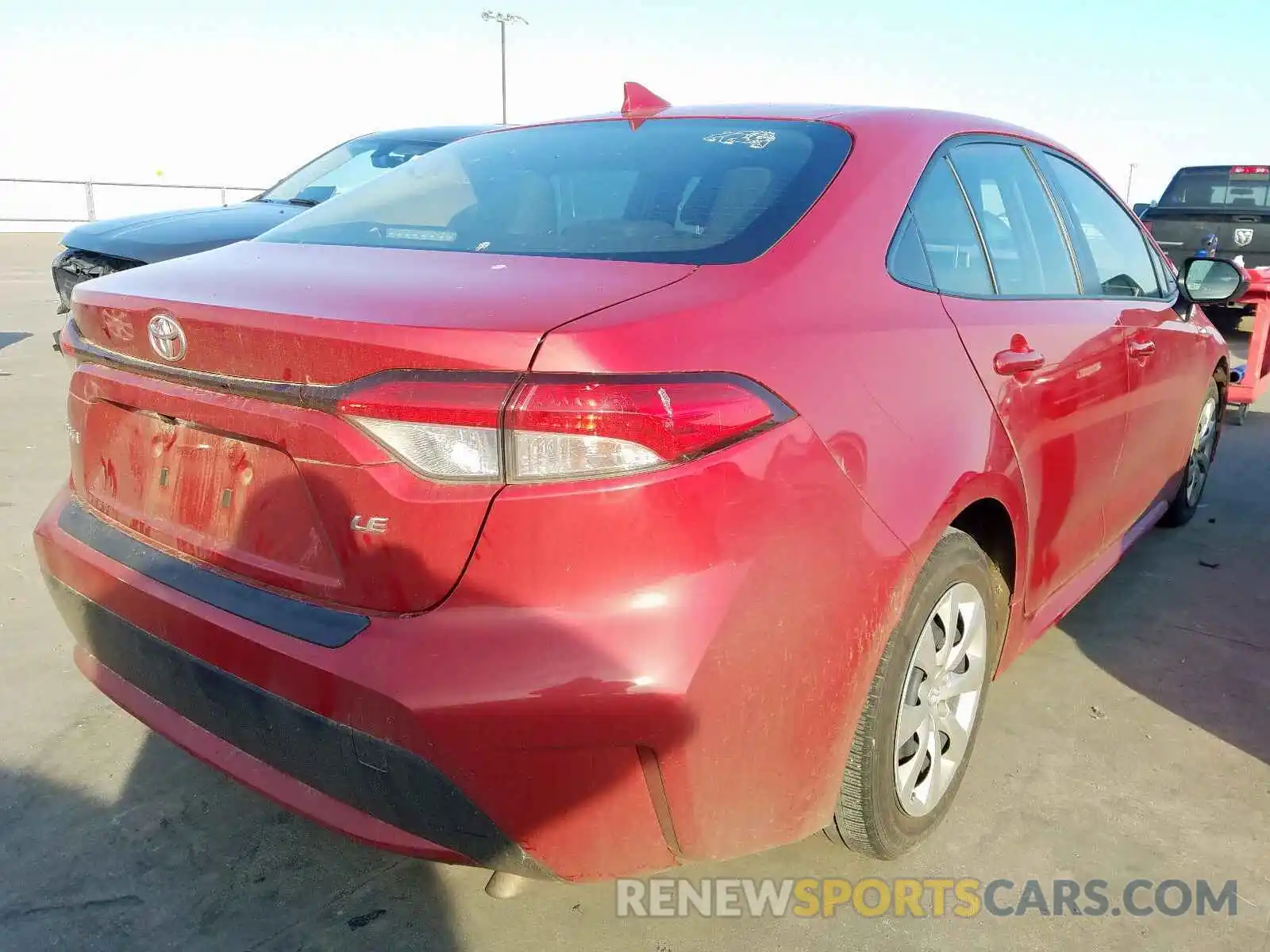 4 Photograph of a damaged car JTDEPRAE4LJ000663 TOYOTA COROLLA 2020