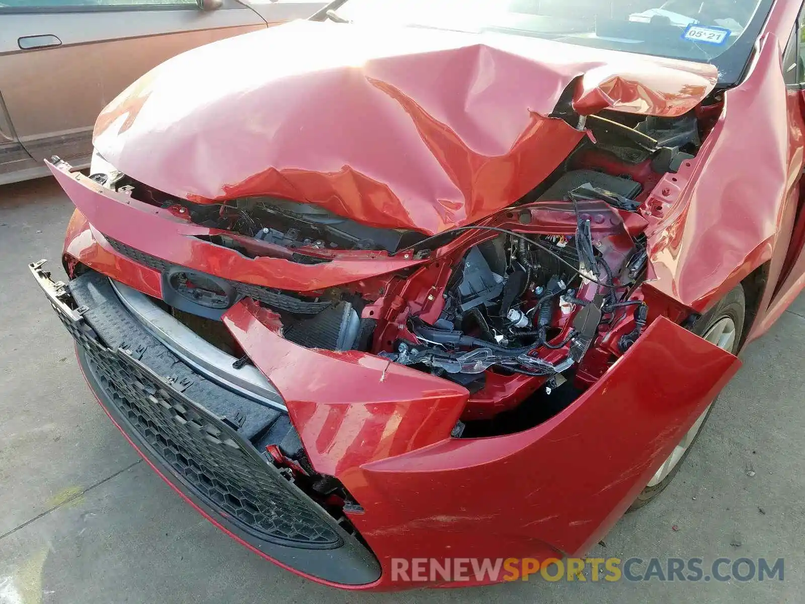 9 Photograph of a damaged car JTDEPRAE4LJ000663 TOYOTA COROLLA 2020