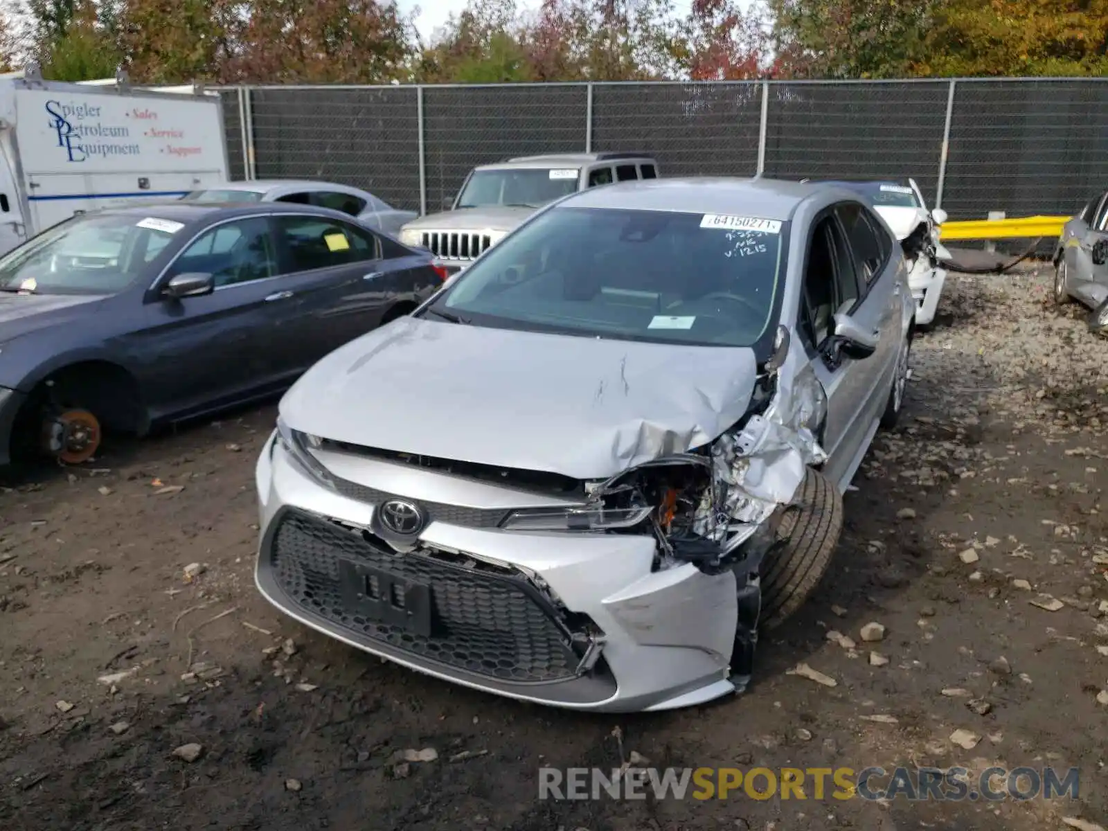 9 Photograph of a damaged car JTDEPRAE4LJ001215 TOYOTA COROLLA 2020