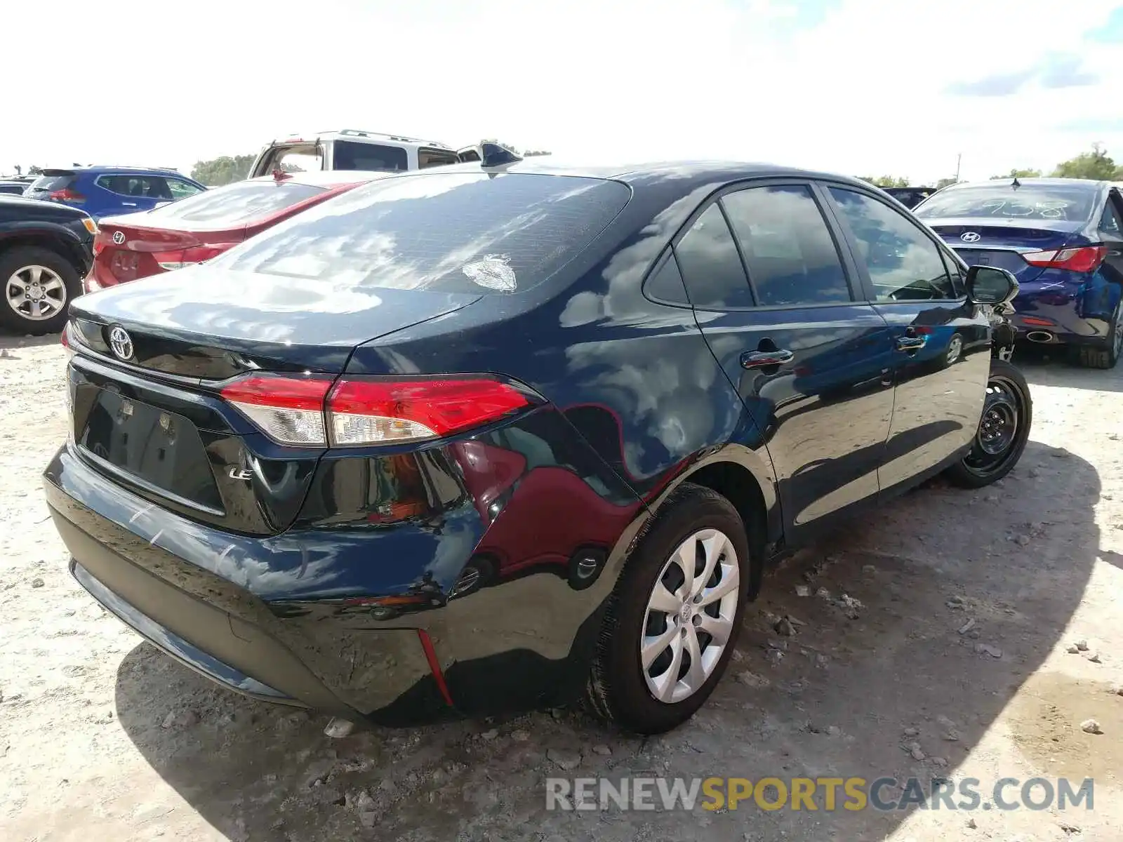 4 Photograph of a damaged car JTDEPRAE4LJ001845 TOYOTA COROLLA 2020