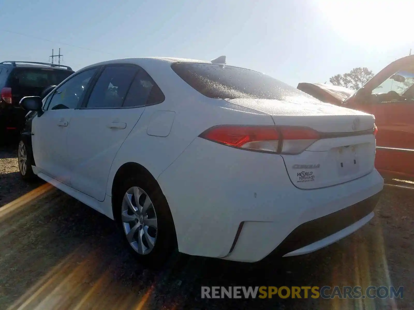 3 Photograph of a damaged car JTDEPRAE4LJ002090 TOYOTA COROLLA 2020