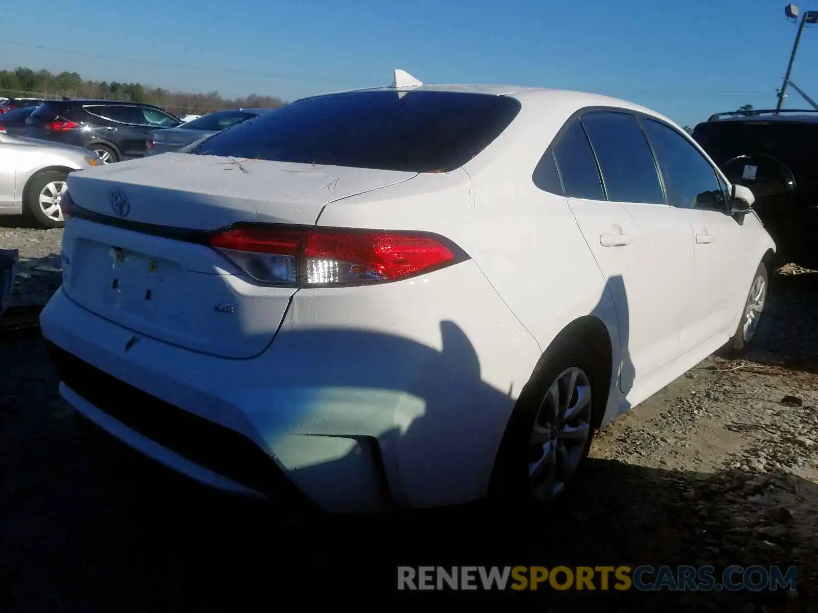 4 Photograph of a damaged car JTDEPRAE4LJ002090 TOYOTA COROLLA 2020