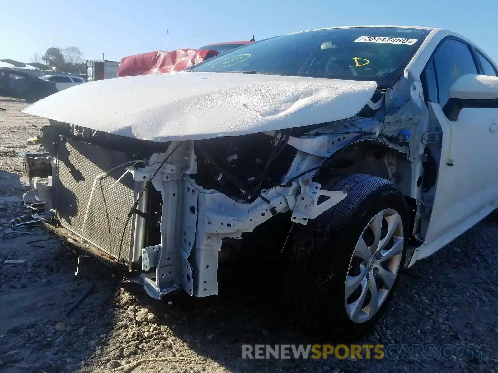 9 Photograph of a damaged car JTDEPRAE4LJ002090 TOYOTA COROLLA 2020