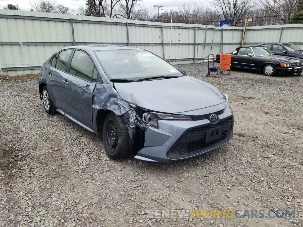 1 Photograph of a damaged car JTDEPRAE4LJ002767 TOYOTA COROLLA 2020