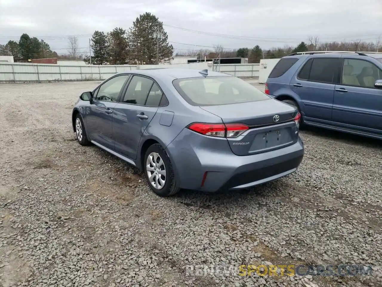 3 Photograph of a damaged car JTDEPRAE4LJ002767 TOYOTA COROLLA 2020