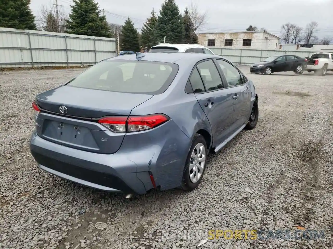 4 Photograph of a damaged car JTDEPRAE4LJ002767 TOYOTA COROLLA 2020