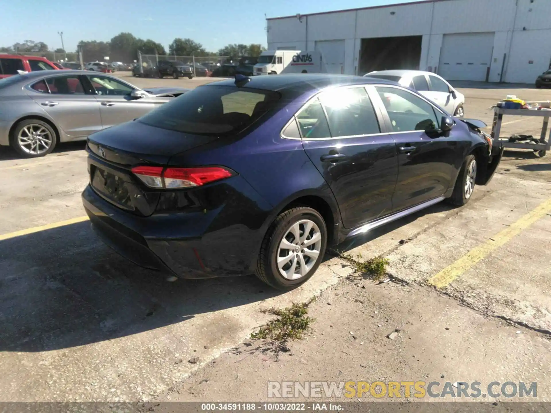 4 Photograph of a damaged car JTDEPRAE4LJ002784 TOYOTA COROLLA 2020