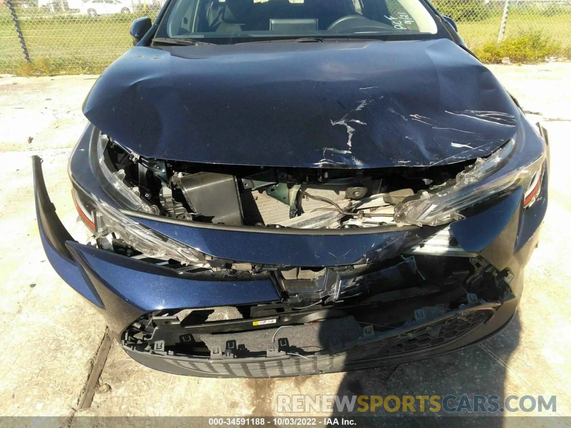 6 Photograph of a damaged car JTDEPRAE4LJ002784 TOYOTA COROLLA 2020