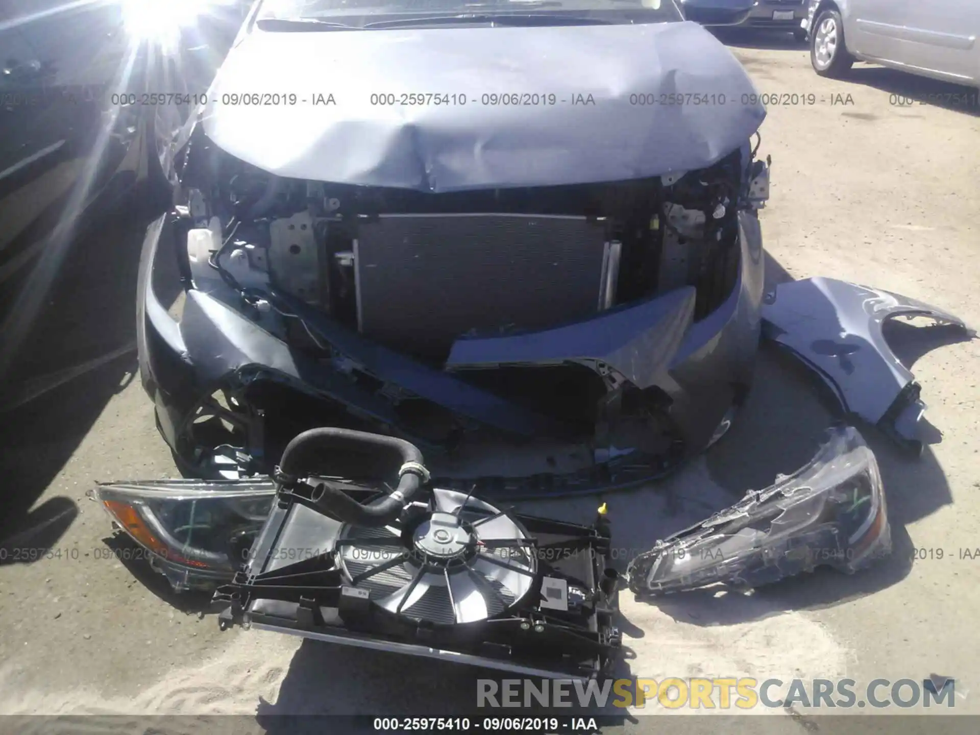 6 Photograph of a damaged car JTDEPRAE4LJ003420 TOYOTA COROLLA 2020