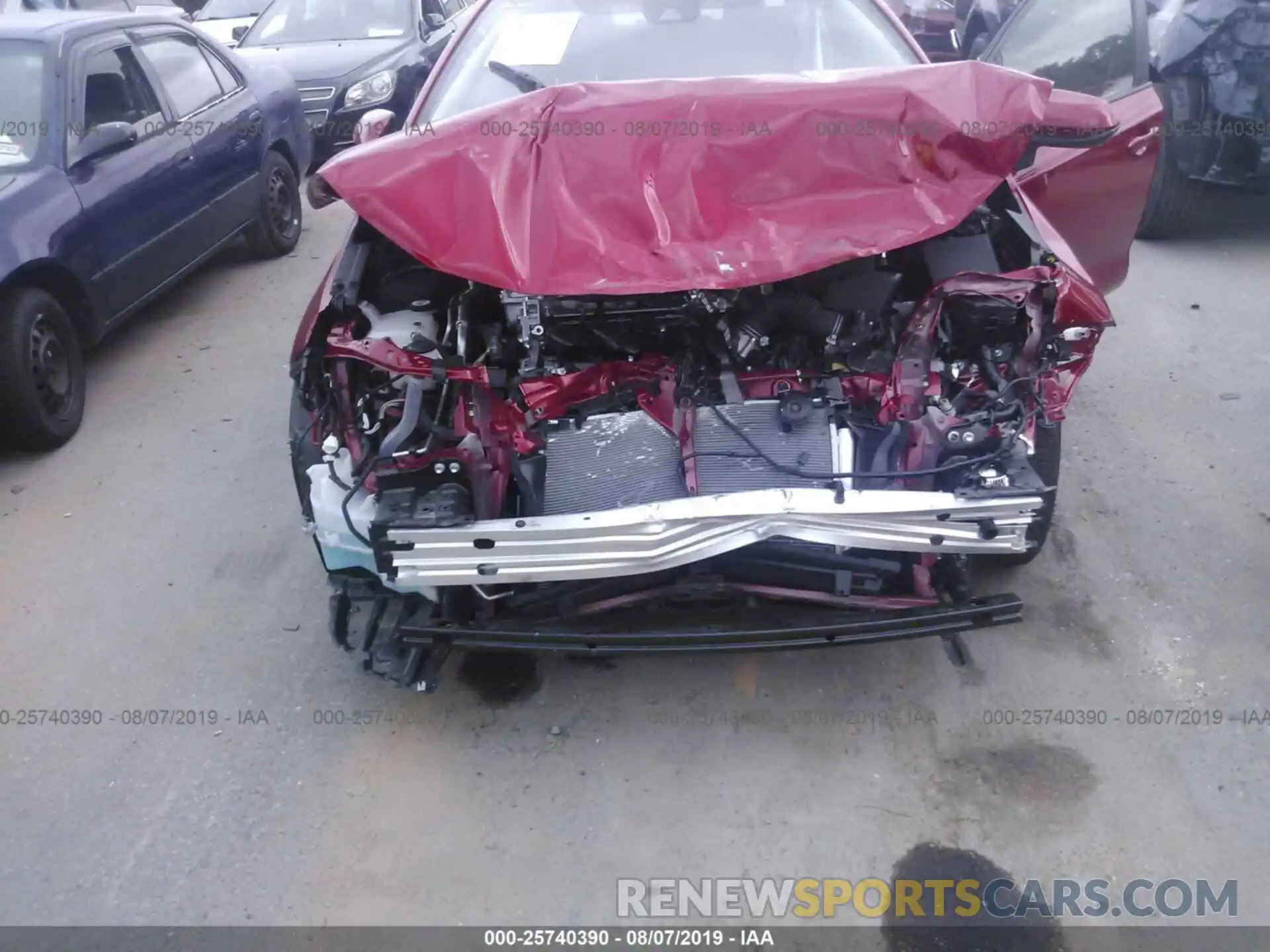 6 Photograph of a damaged car JTDEPRAE4LJ004700 TOYOTA COROLLA 2020