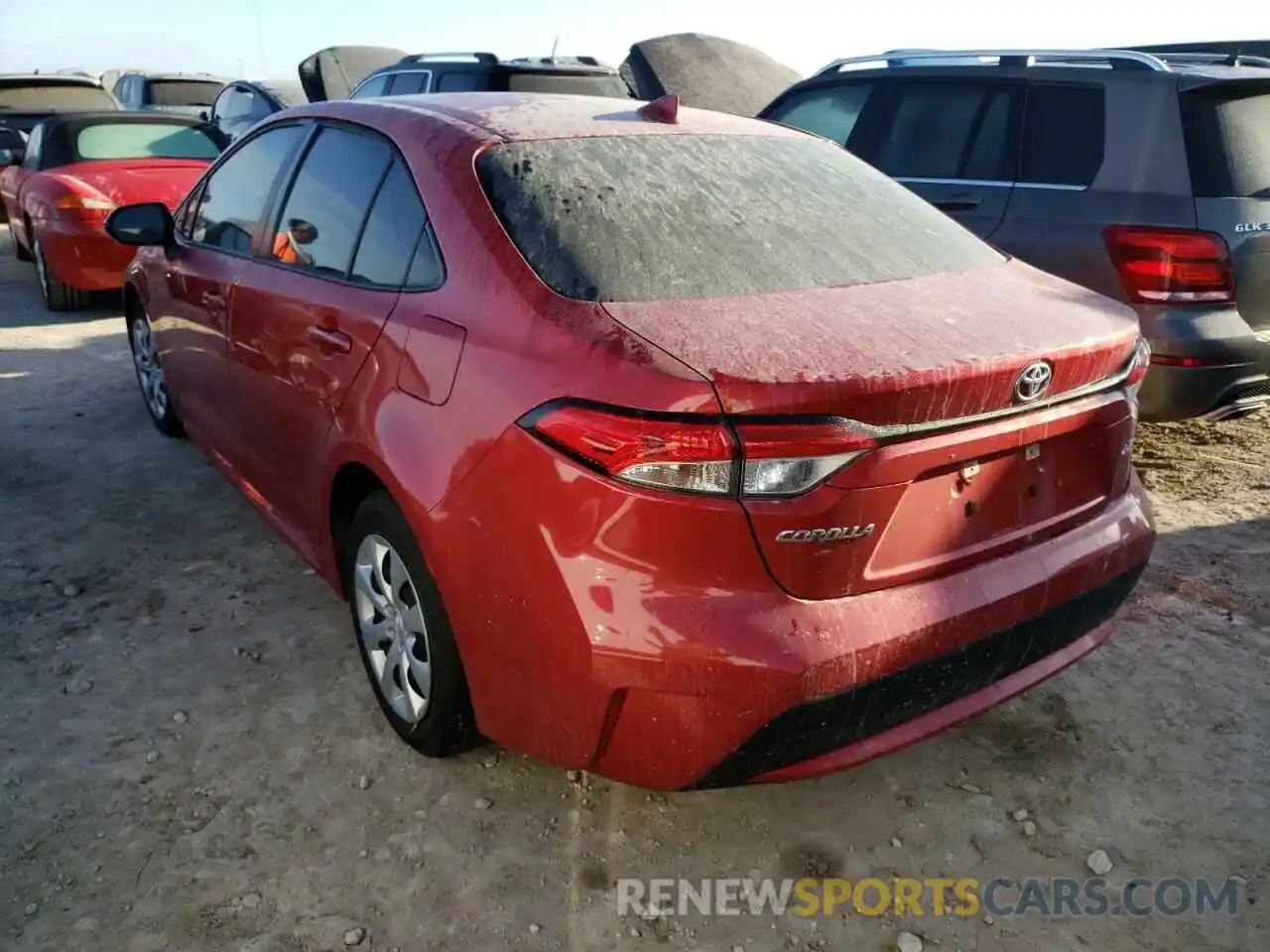 3 Photograph of a damaged car JTDEPRAE4LJ006267 TOYOTA COROLLA 2020