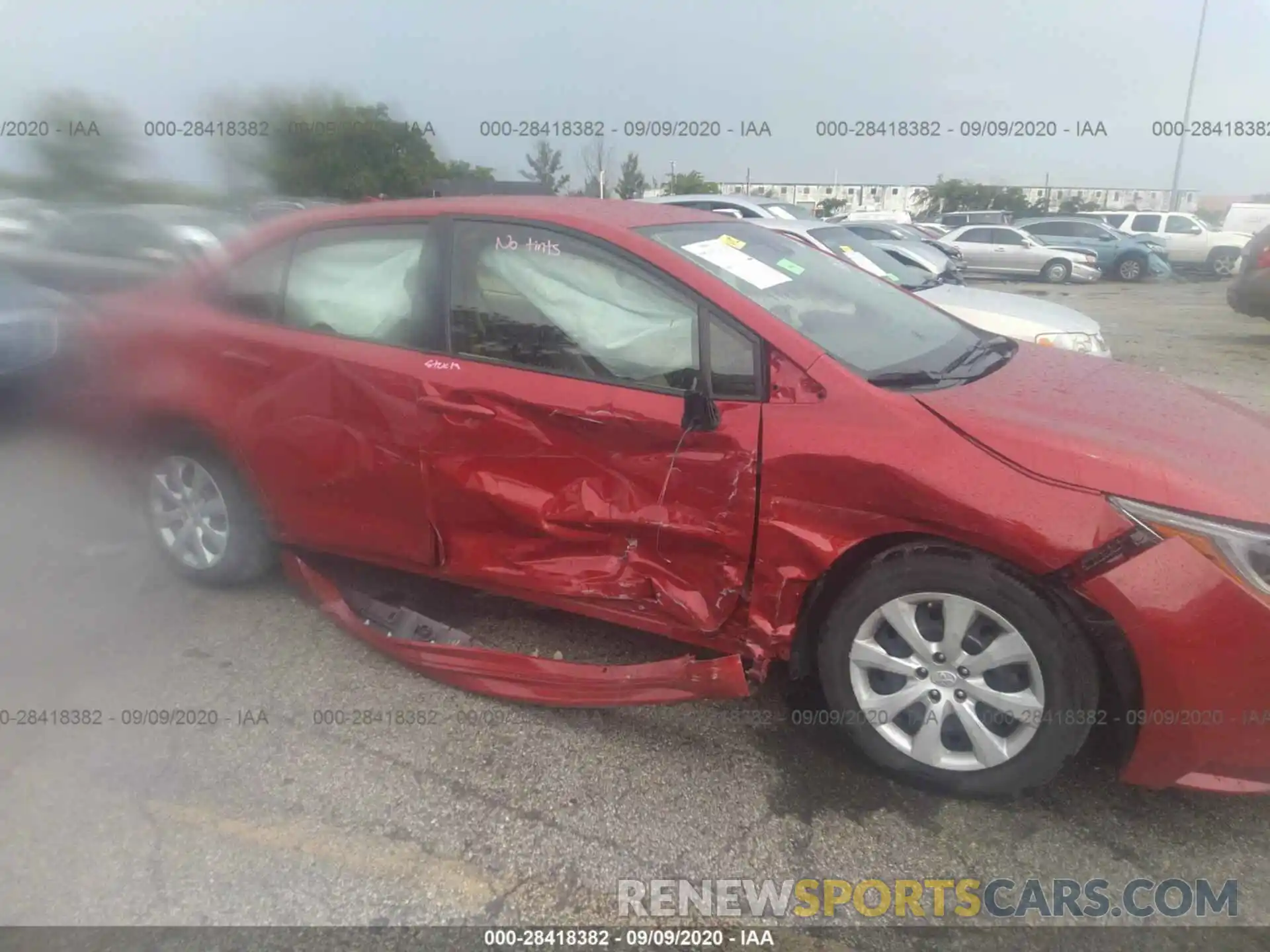 6 Photograph of a damaged car JTDEPRAE4LJ006608 TOYOTA COROLLA 2020