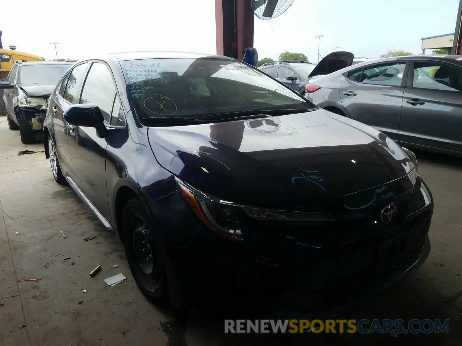 3 Photograph of a damaged car JTDEPRAE4LJ007600 TOYOTA COROLLA 2020