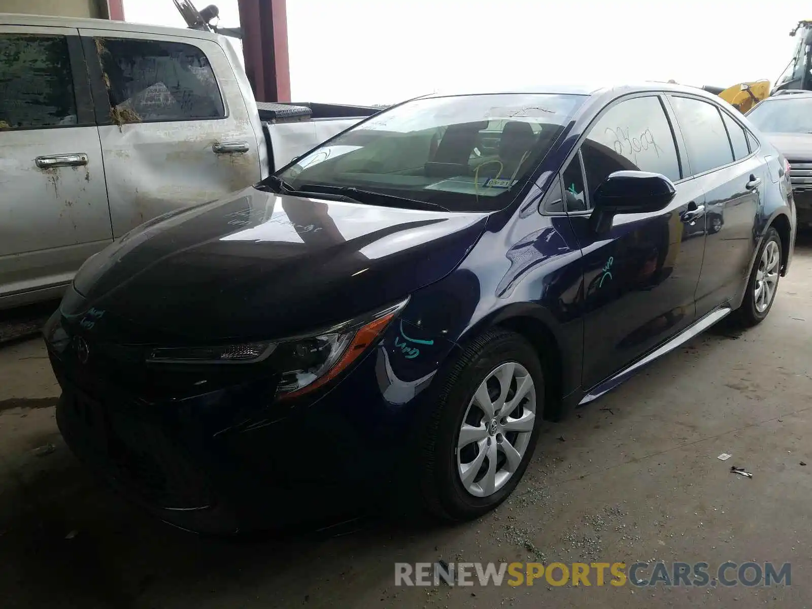 4 Photograph of a damaged car JTDEPRAE4LJ007600 TOYOTA COROLLA 2020