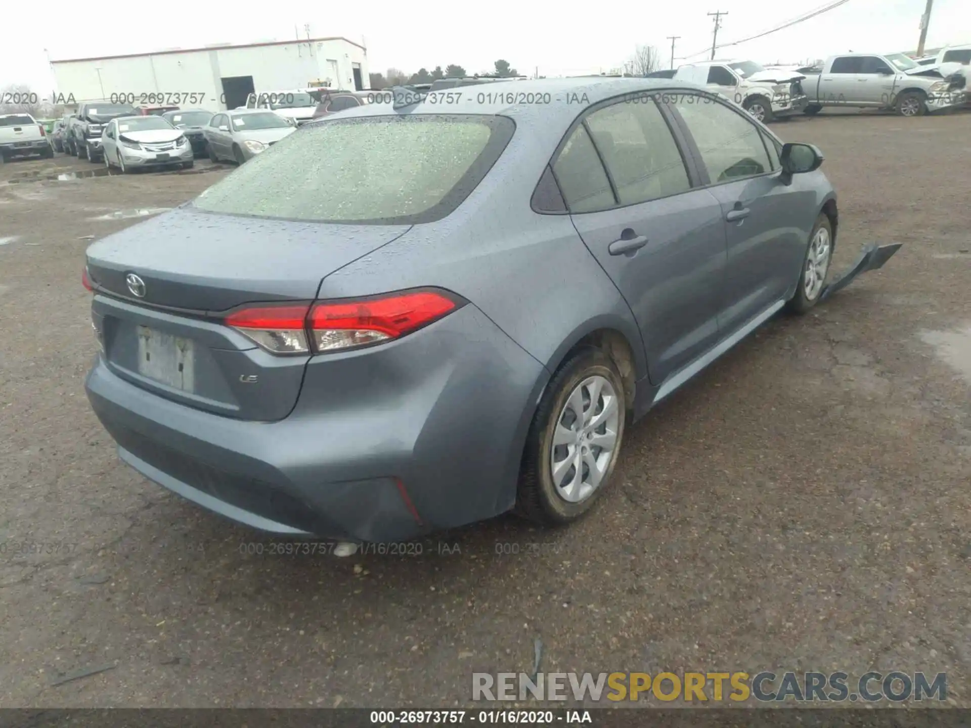 4 Photograph of a damaged car JTDEPRAE4LJ008553 TOYOTA COROLLA 2020