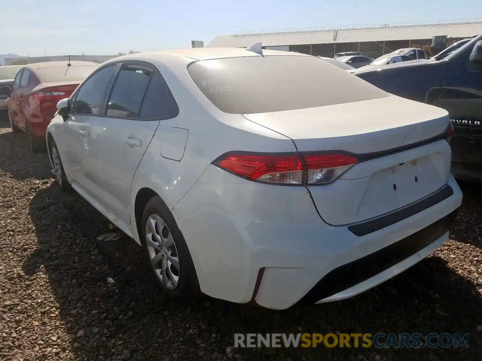 3 Photograph of a damaged car JTDEPRAE4LJ010268 TOYOTA COROLLA 2020