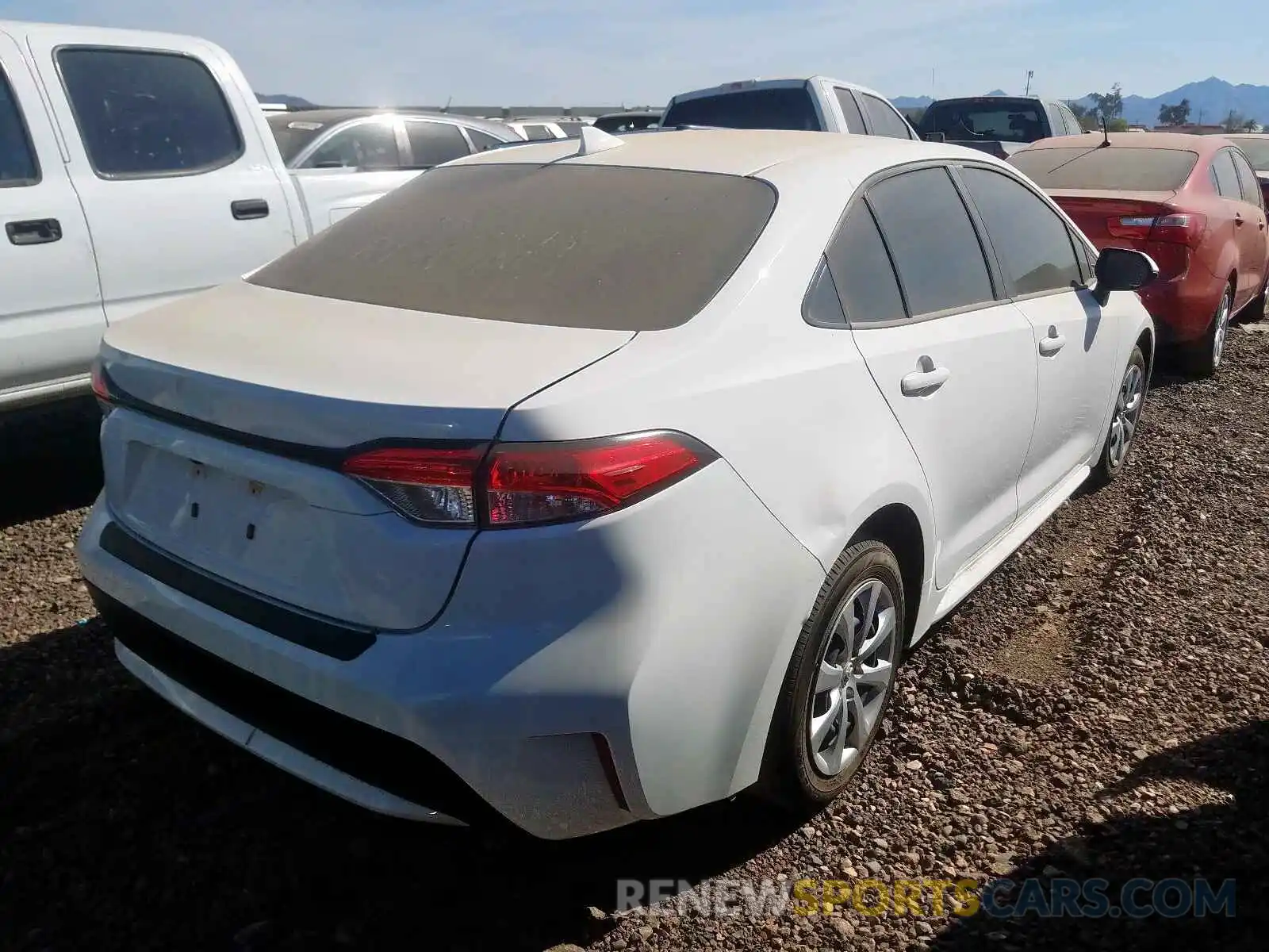 4 Photograph of a damaged car JTDEPRAE4LJ010268 TOYOTA COROLLA 2020