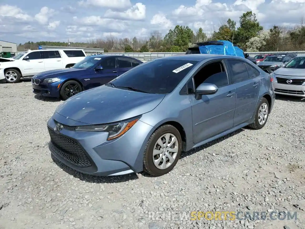 1 Photograph of a damaged car JTDEPRAE4LJ011324 TOYOTA COROLLA 2020