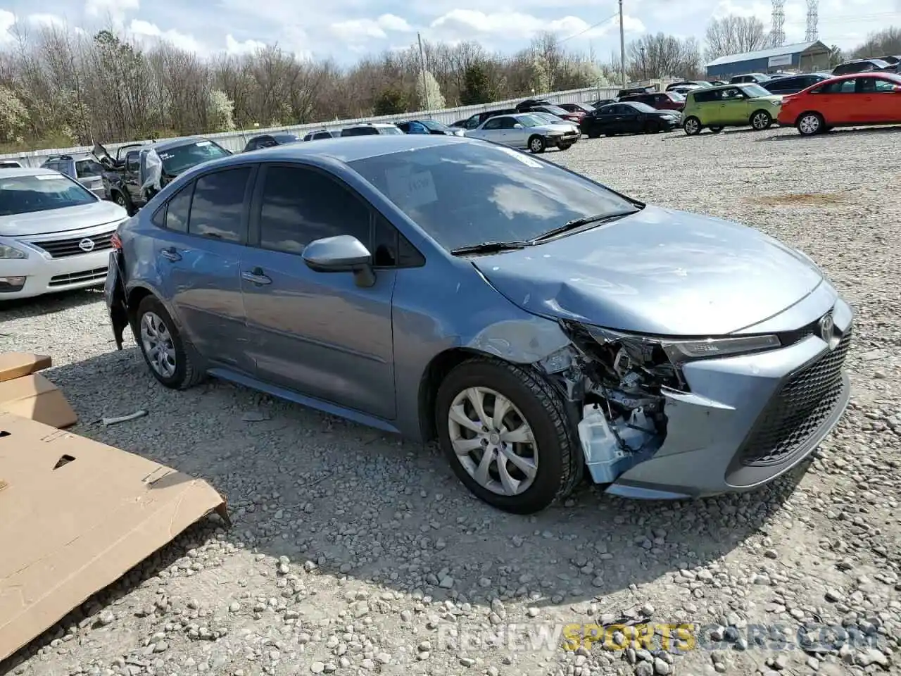 4 Photograph of a damaged car JTDEPRAE4LJ011324 TOYOTA COROLLA 2020