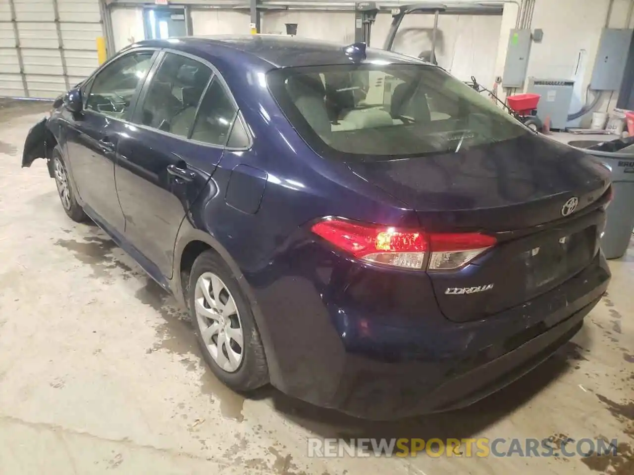 3 Photograph of a damaged car JTDEPRAE4LJ011369 TOYOTA COROLLA 2020