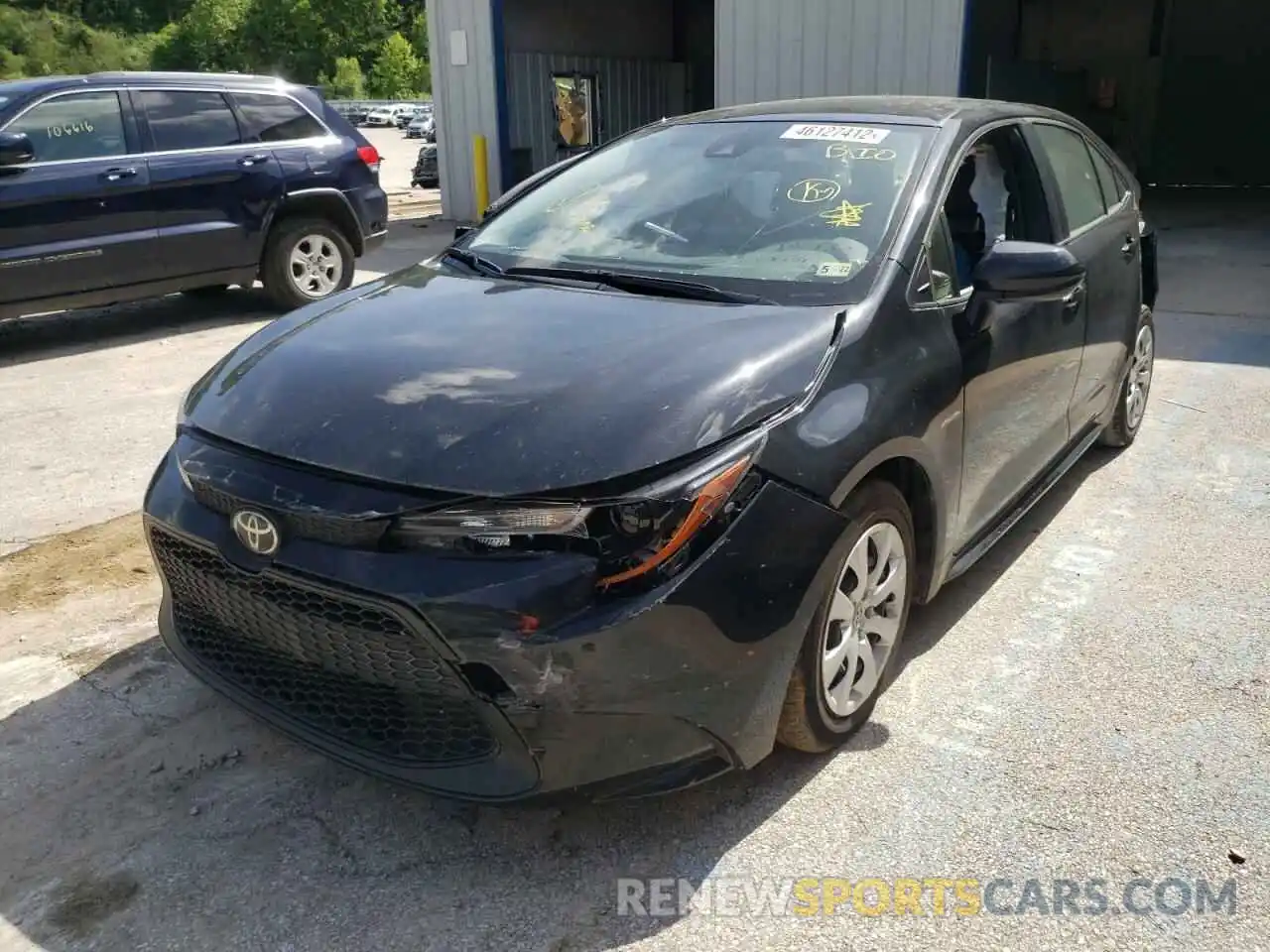 2 Photograph of a damaged car JTDEPRAE4LJ011887 TOYOTA COROLLA 2020