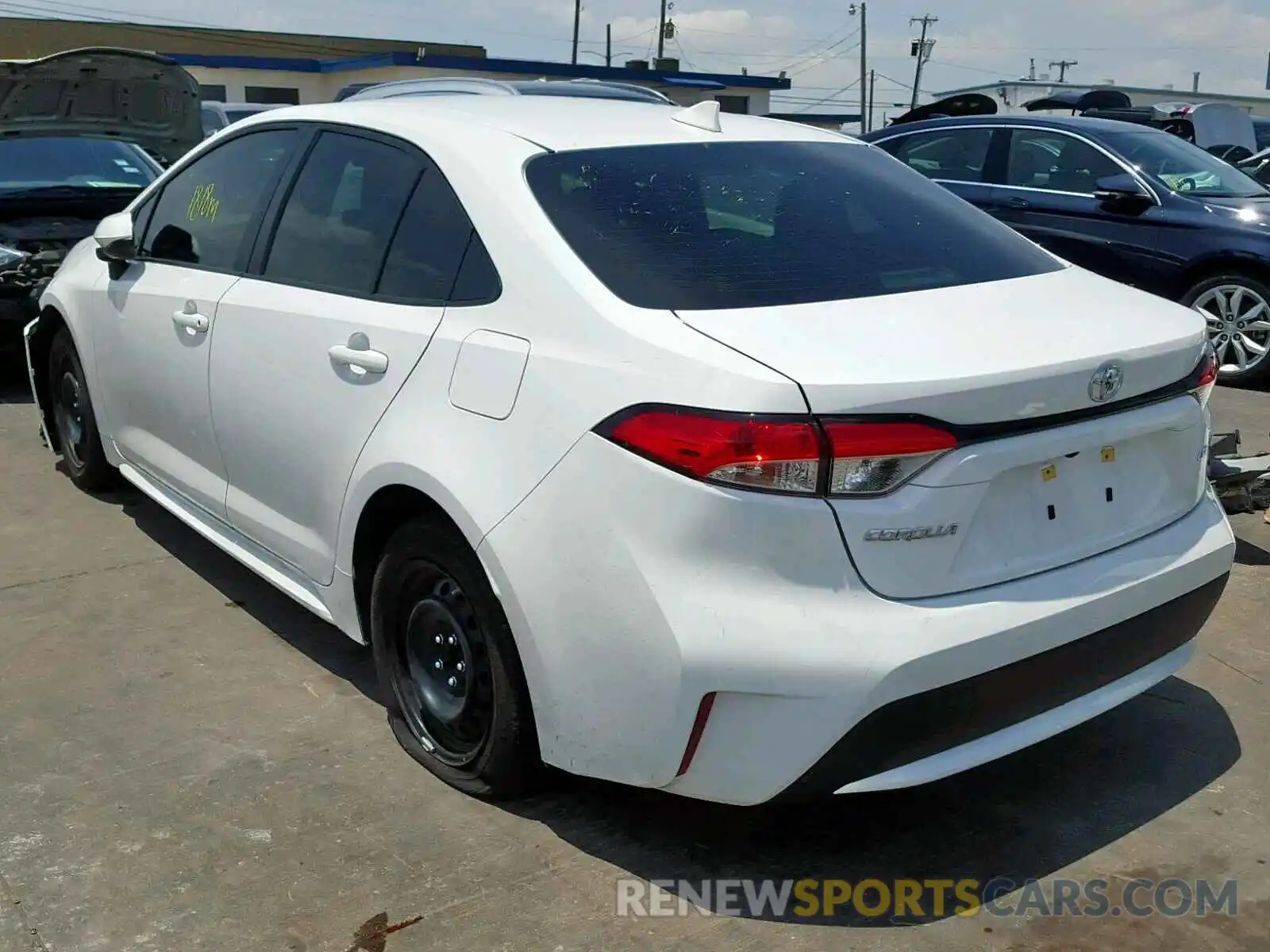 3 Photograph of a damaged car JTDEPRAE4LJ012246 TOYOTA COROLLA 2020