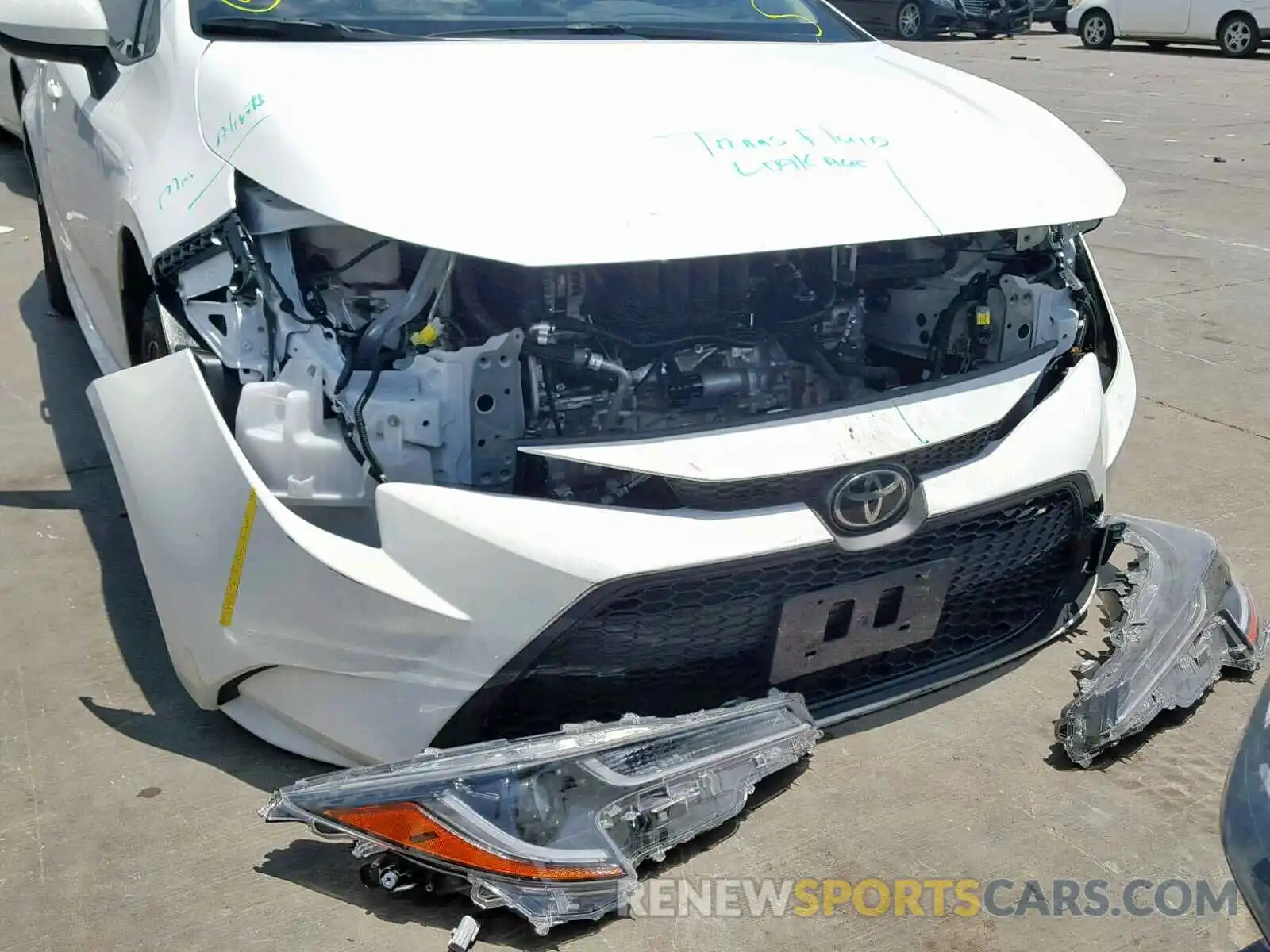 9 Photograph of a damaged car JTDEPRAE4LJ012246 TOYOTA COROLLA 2020