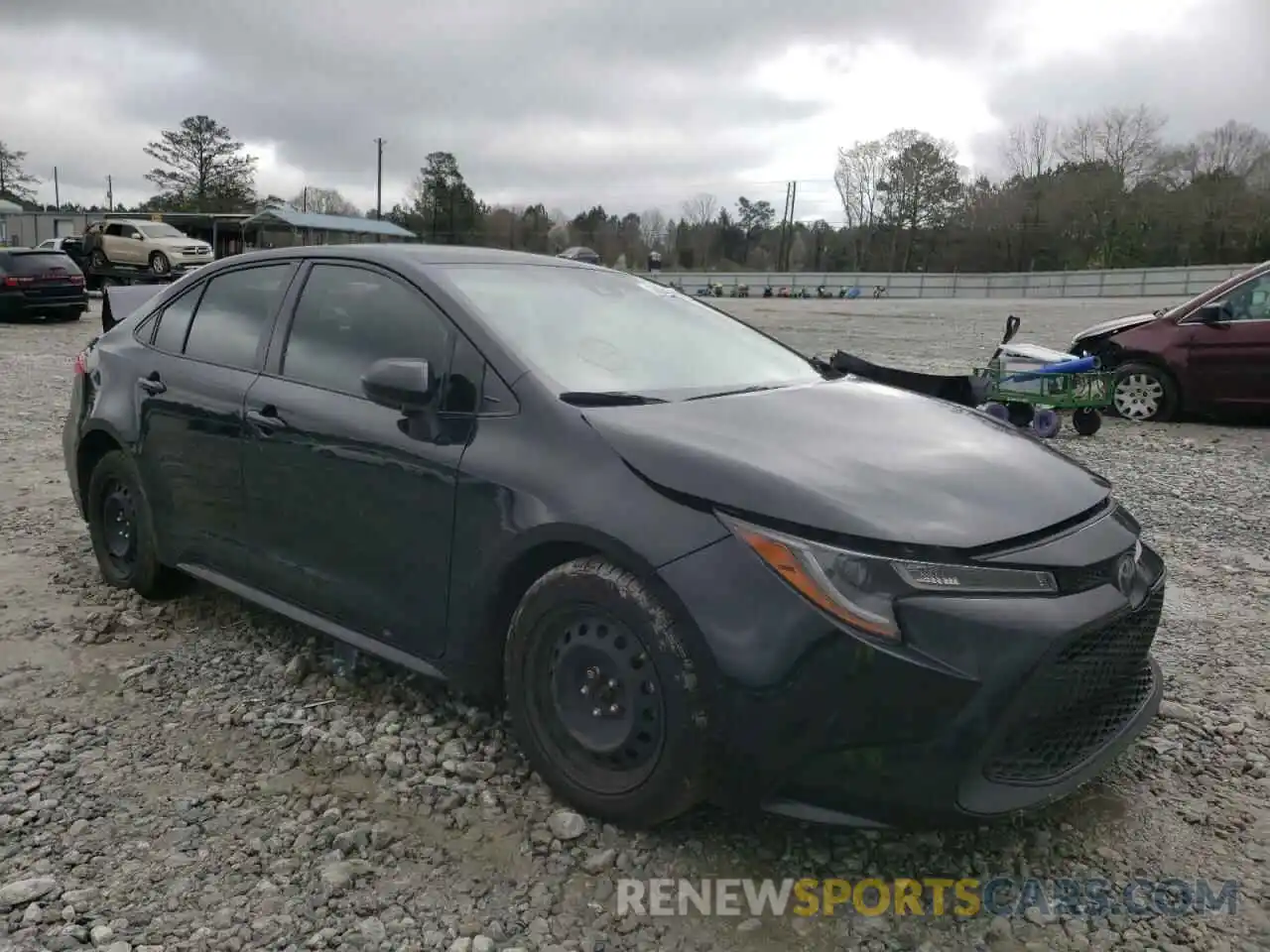 1 Photograph of a damaged car JTDEPRAE4LJ014059 TOYOTA COROLLA 2020