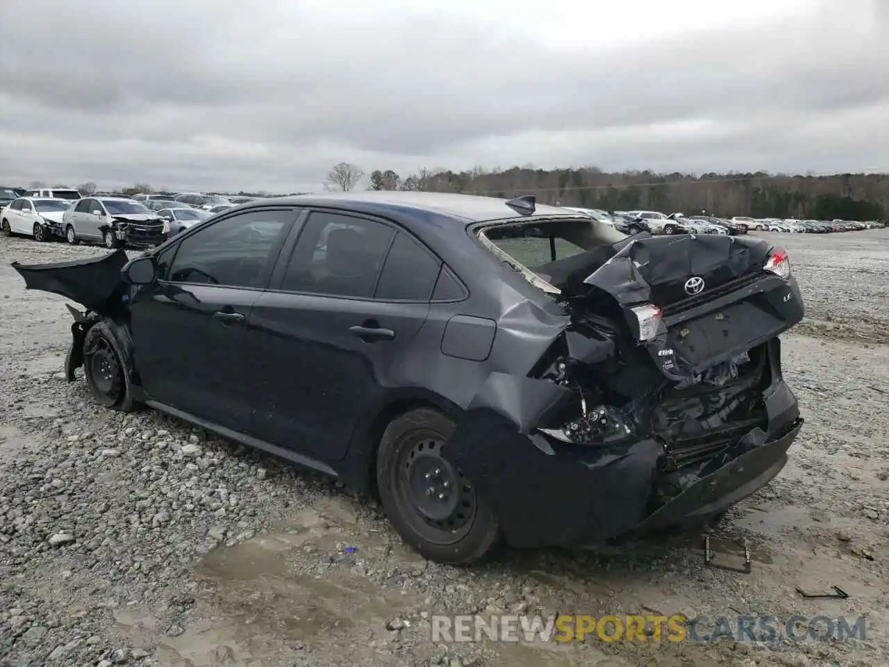 3 Photograph of a damaged car JTDEPRAE4LJ014059 TOYOTA COROLLA 2020