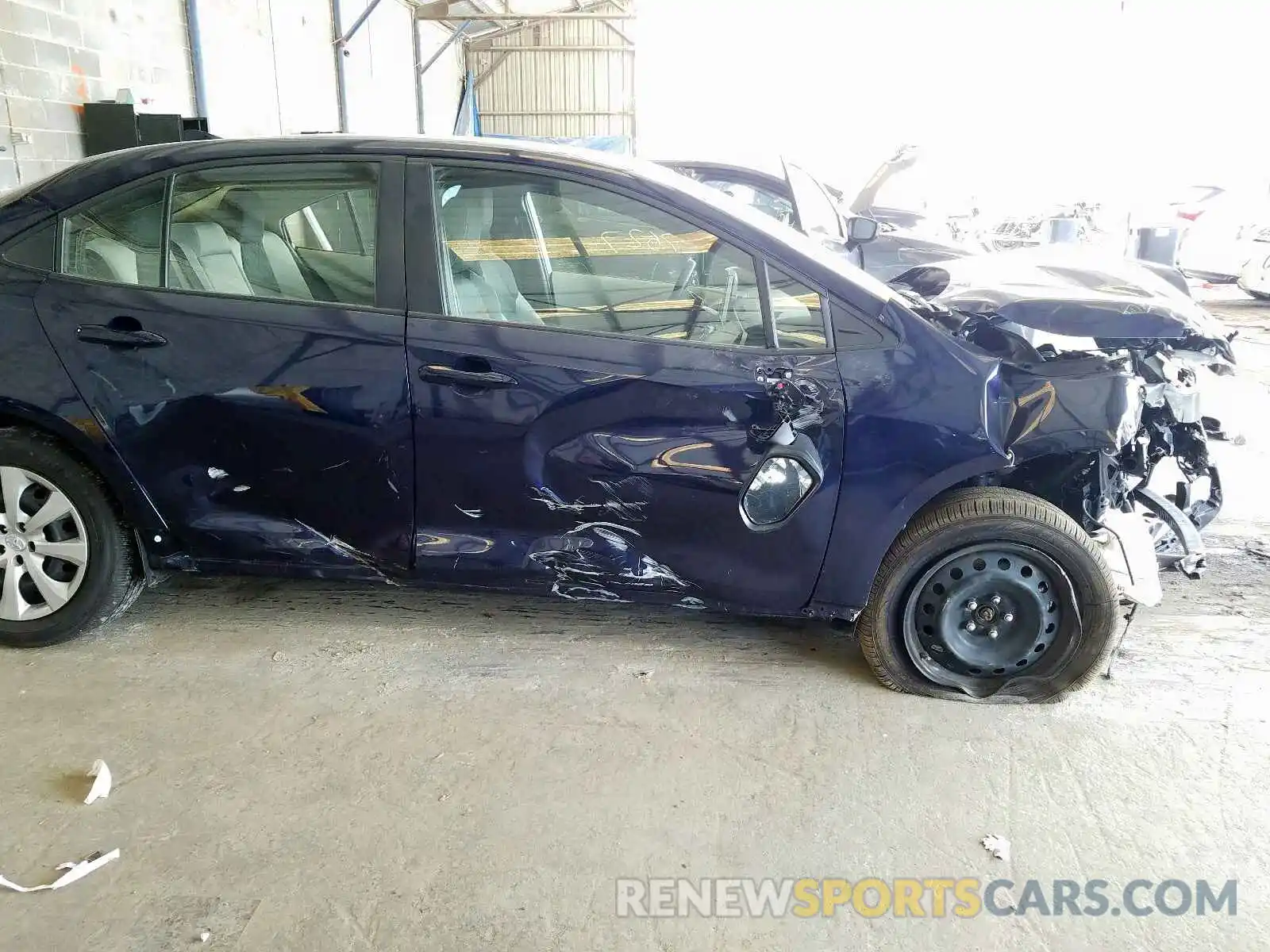 9 Photograph of a damaged car JTDEPRAE4LJ014739 TOYOTA COROLLA 2020