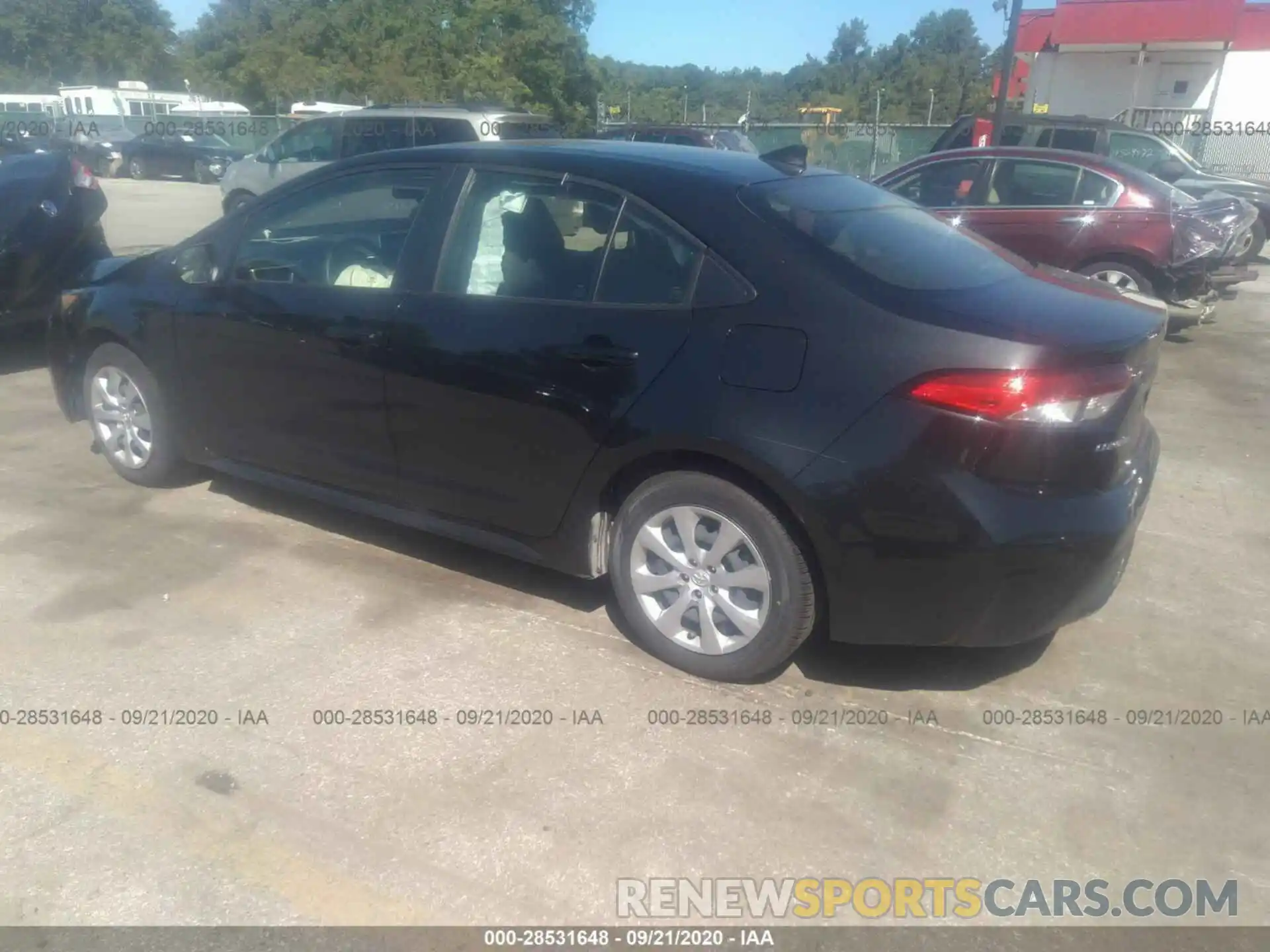 3 Photograph of a damaged car JTDEPRAE4LJ015339 TOYOTA COROLLA 2020