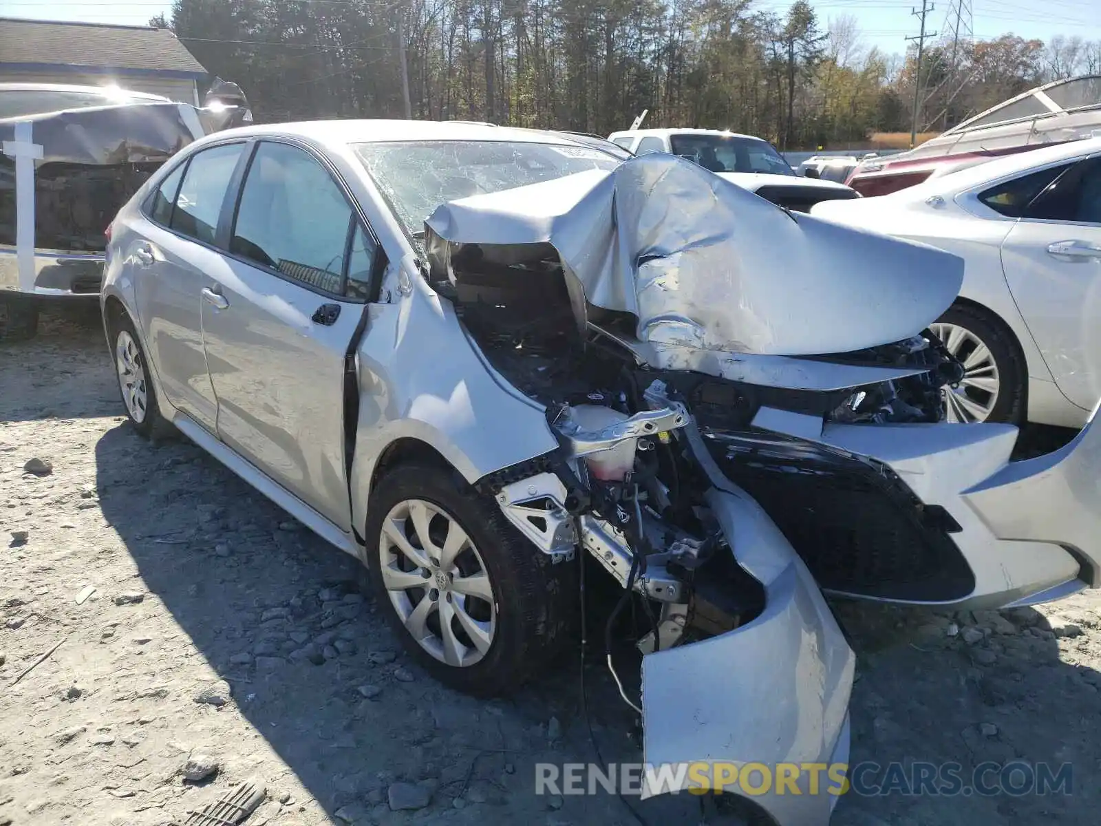 9 Photograph of a damaged car JTDEPRAE4LJ016216 TOYOTA COROLLA 2020