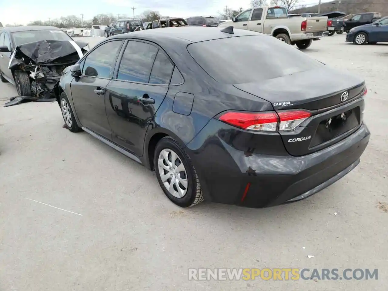 3 Photograph of a damaged car JTDEPRAE4LJ016992 TOYOTA COROLLA 2020