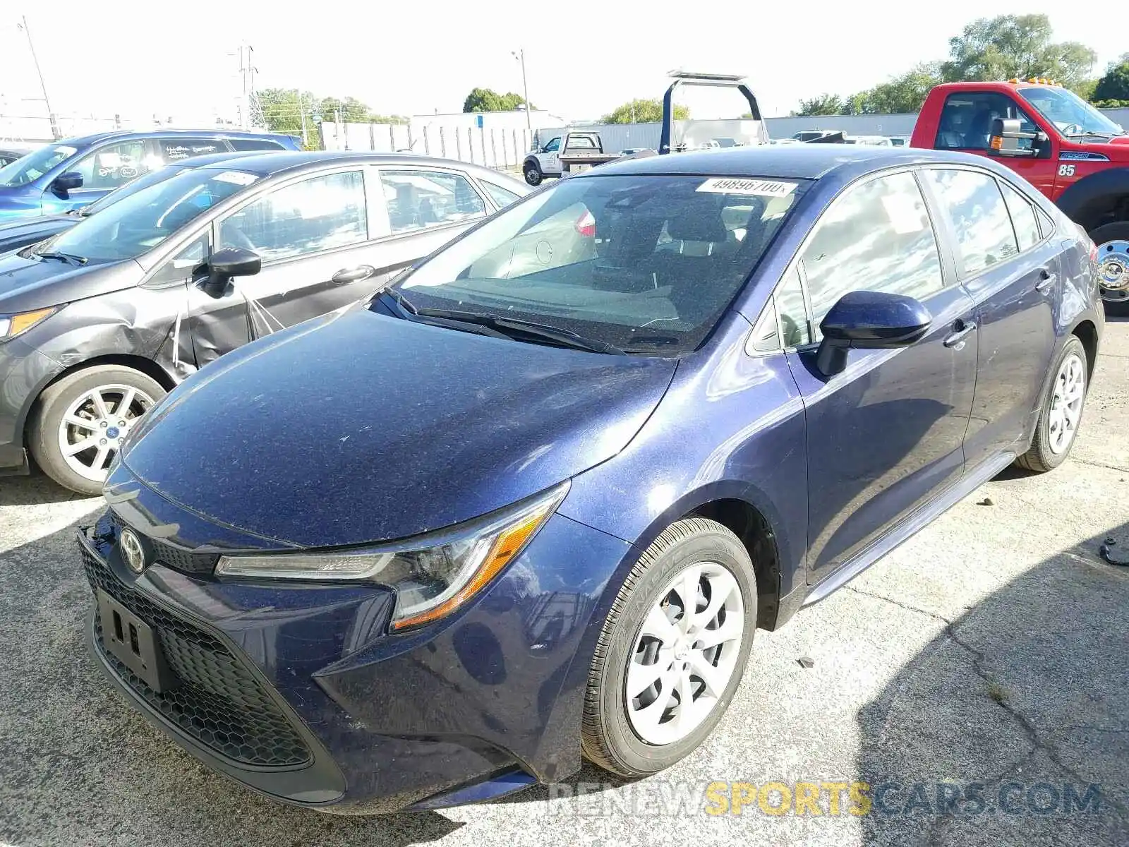 2 Photograph of a damaged car JTDEPRAE4LJ017608 TOYOTA COROLLA 2020